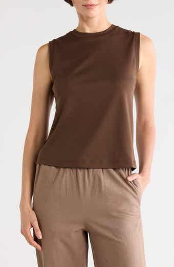 Vince Pima Cotton Easy Shell Tank