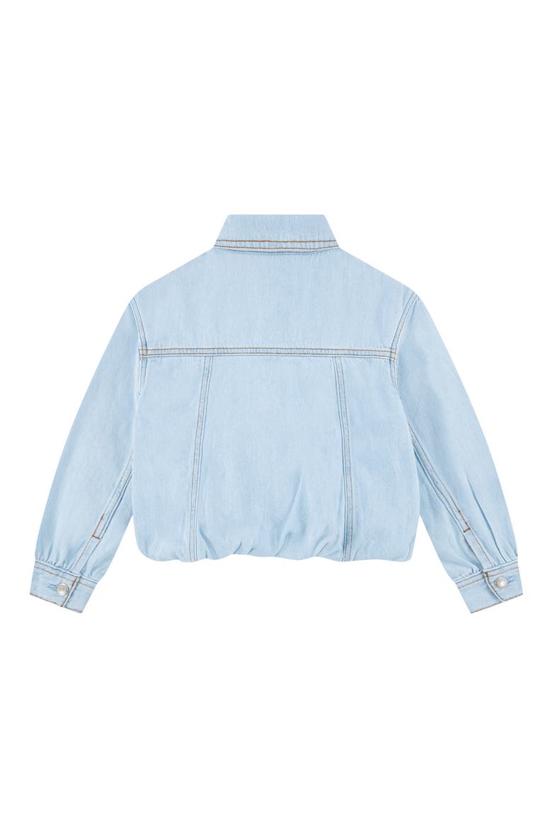 Kids' Bubble Denim Trucker Jacket, Alternate, color, WOW ME OVER