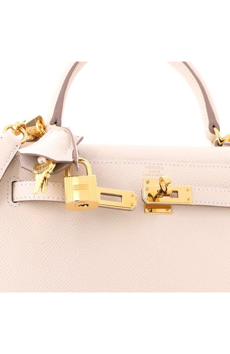 Pre-Owned Hermes Kelly Handbag Light Epsom with Gold Hardware 25, Alternate, color, Nata