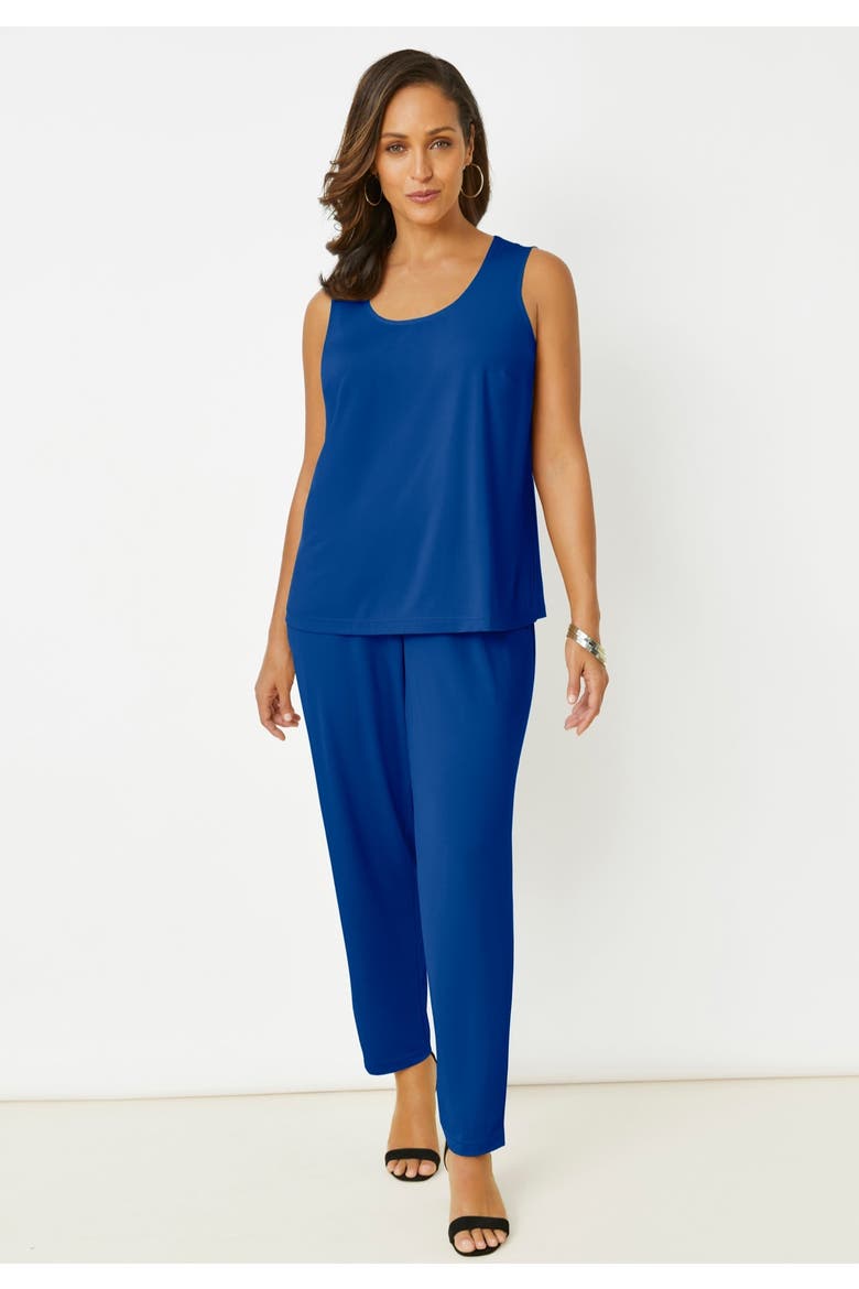 Stretch Knit 4 Piece Wardrober, Alternate, color, DARK SAPPHIRE