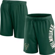 FANATICS Men's Fanatics Branded Hunter Green Milwaukee Bucks Post Up Mesh Shorts