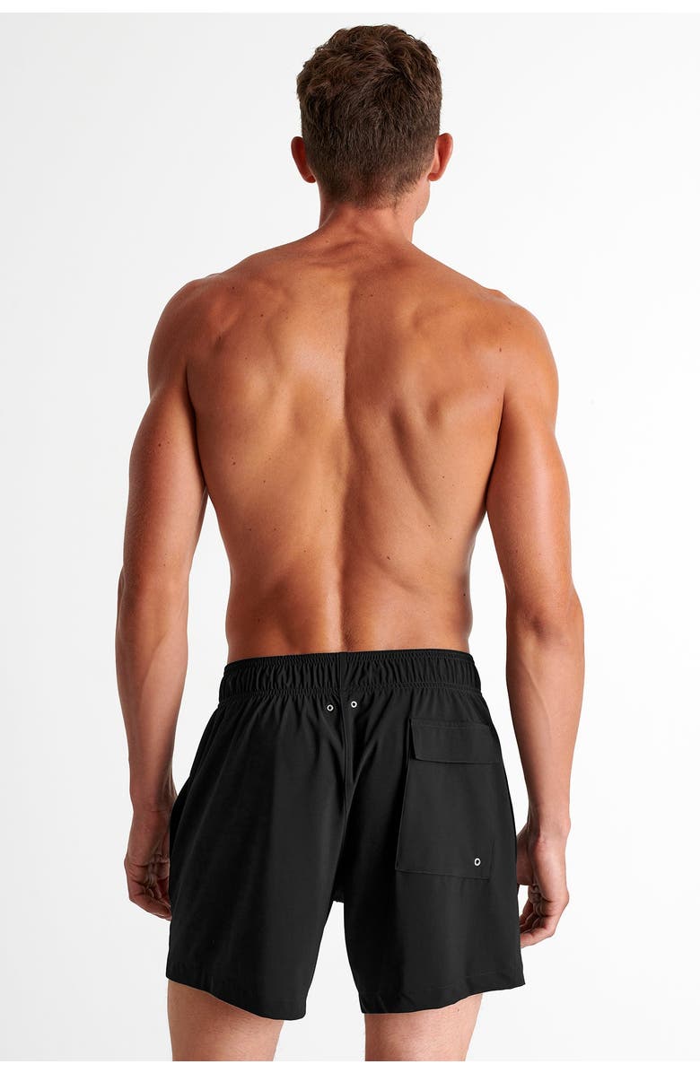 SHAN Classic fit stretch swim trunks, Alternate, color, 