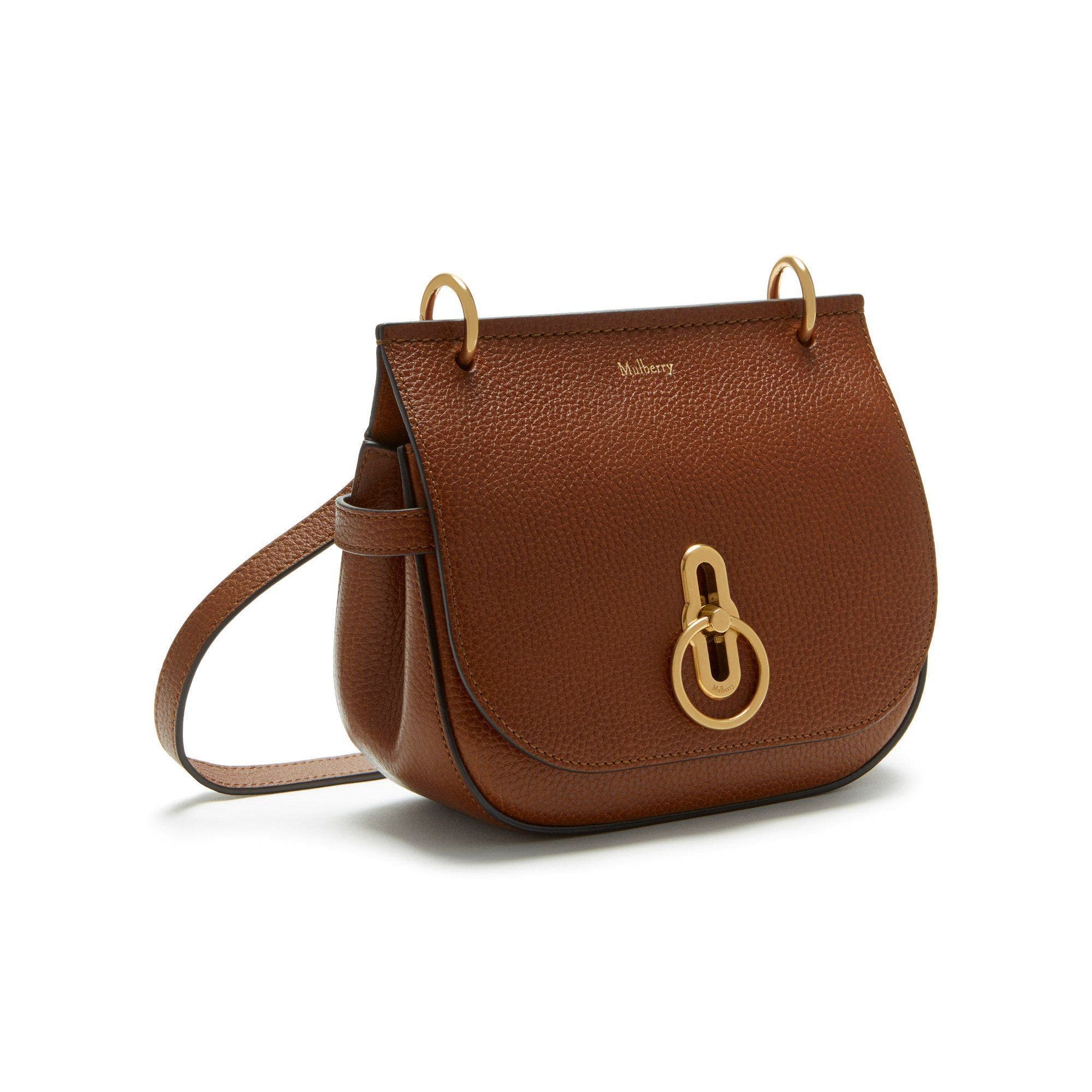 Mulberry Small Amberley Satchel, Alternate, color, Oak