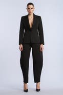 BCBGMAXAZRIA Taffeta Twill Blazer