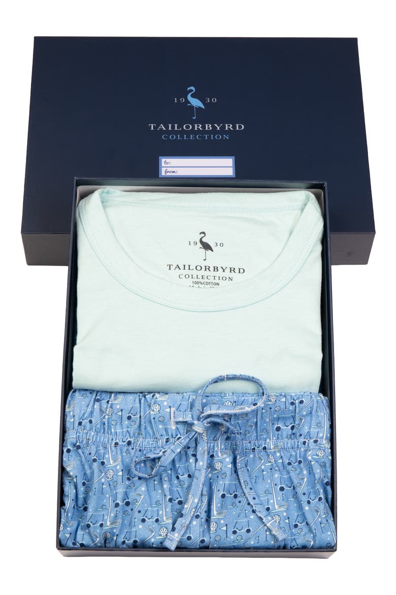 Golf Carts 2-Piece Pajama Set, Alternate, color, BLUE