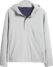 Peter Millar Approach Half Placket Hooded Pullover Jacket