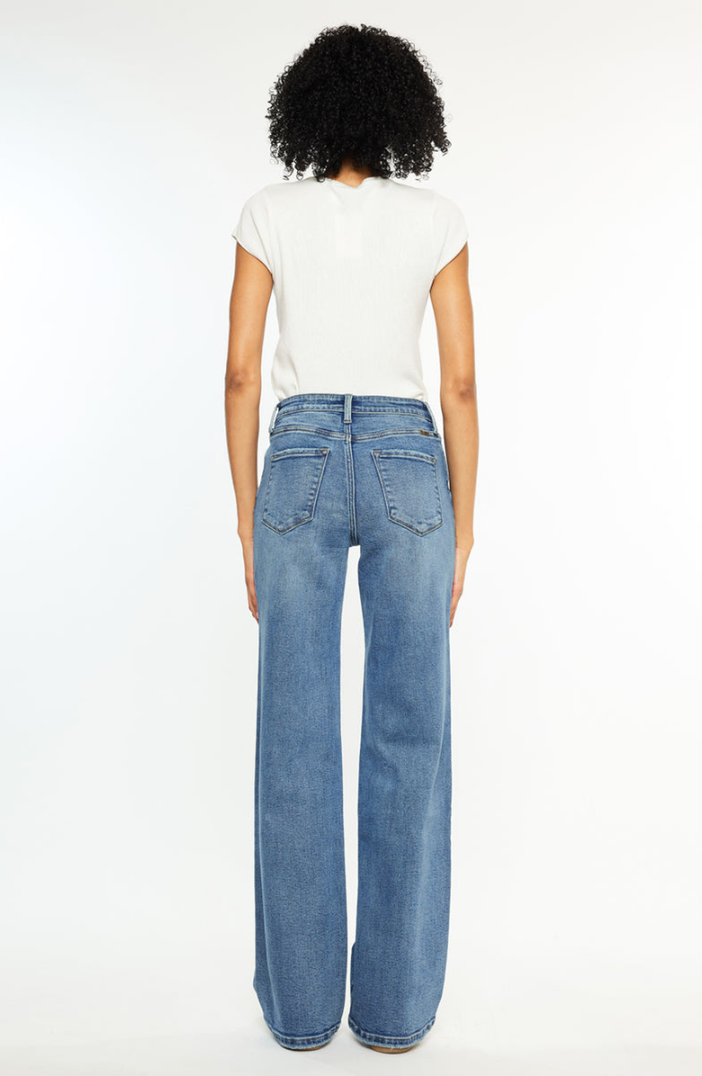 KanCan Darlene Essentials High Rise Comfort 90s Flare Jeans, Alternate, color, 