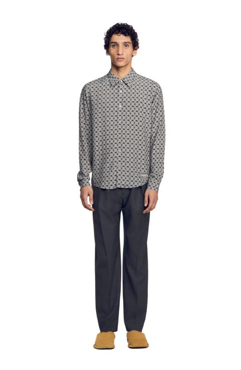 Chain print shirt
