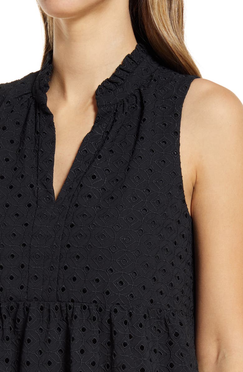 Lilly Pulitzer<sup>®</sup> Novella Sleeveless Dress, Alternate, color, Onyx Eyelet