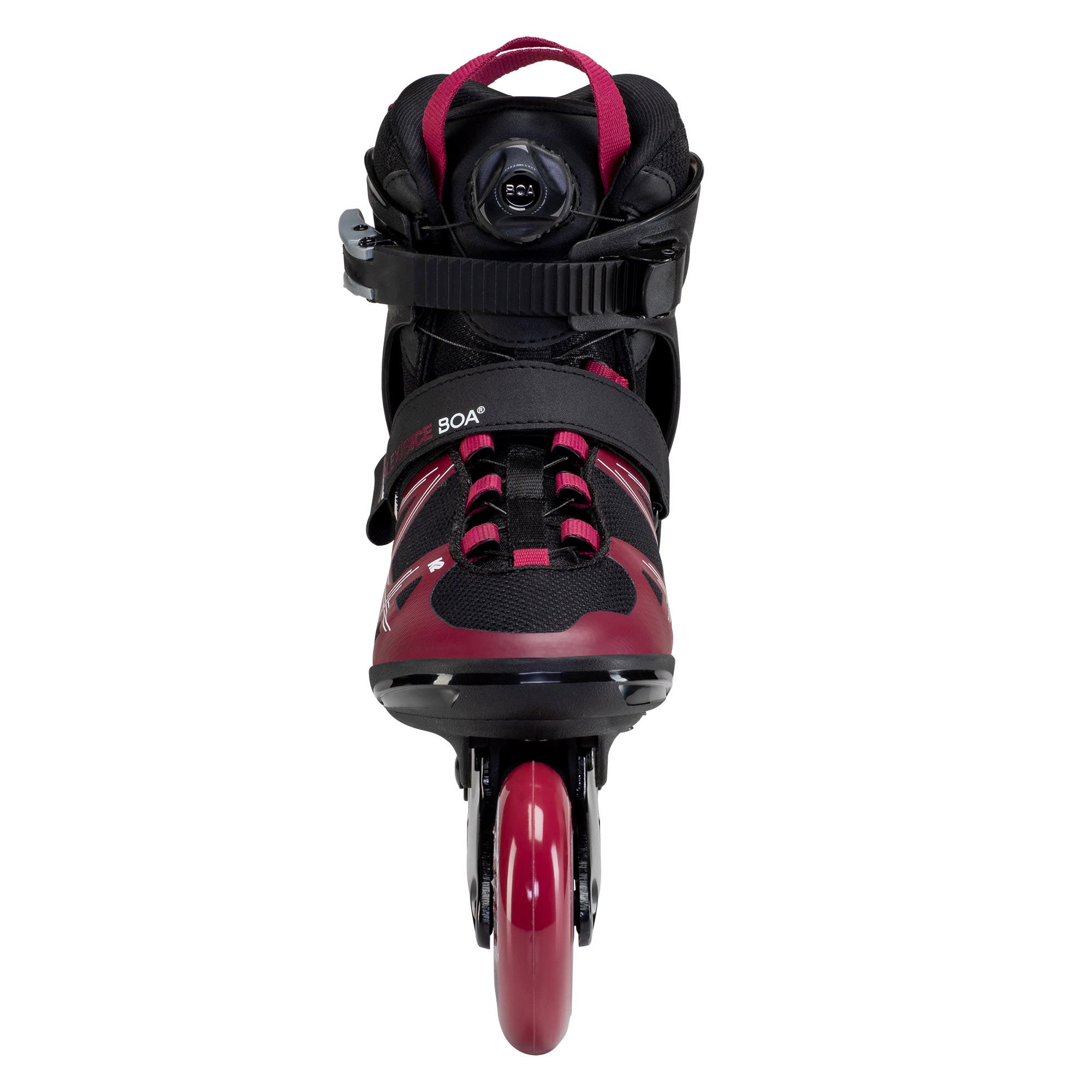K2 Alexis 90 Boa Womens Inline Skates, Alternate, color, Black/Burgundy
