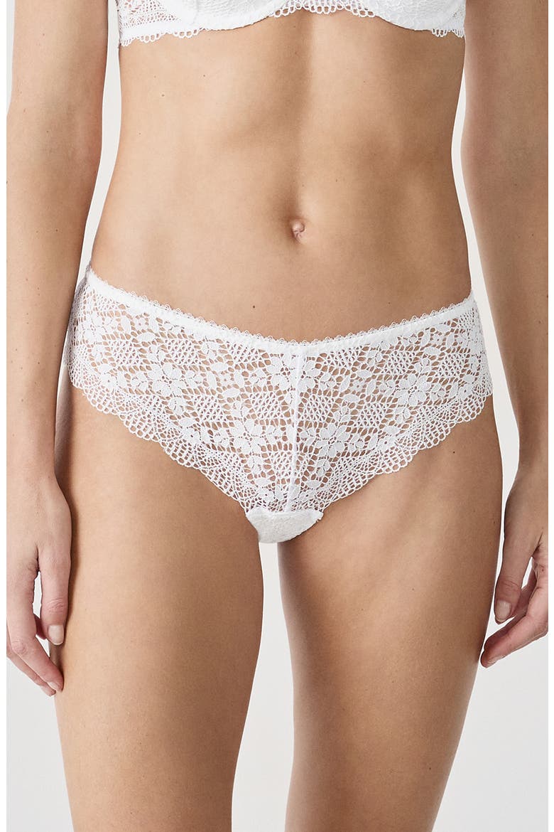 Souffle Lace Briefs, Main, color, ECRU
