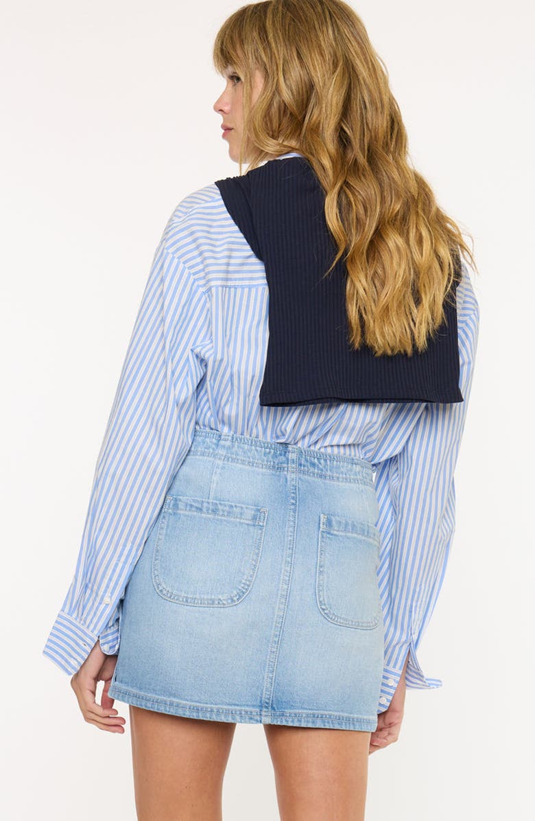 KanCan Giaa Mid Rise Skirt, Alternate, color, Medium Wash