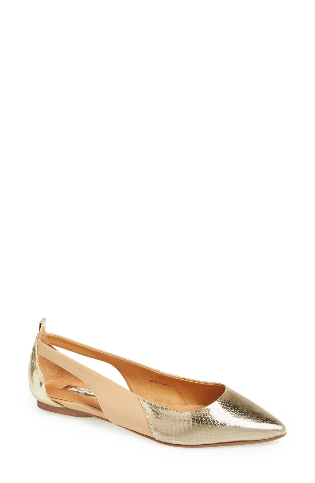 HALOGEN KYLIE FLAT, Main, color, METALLIC COMBO