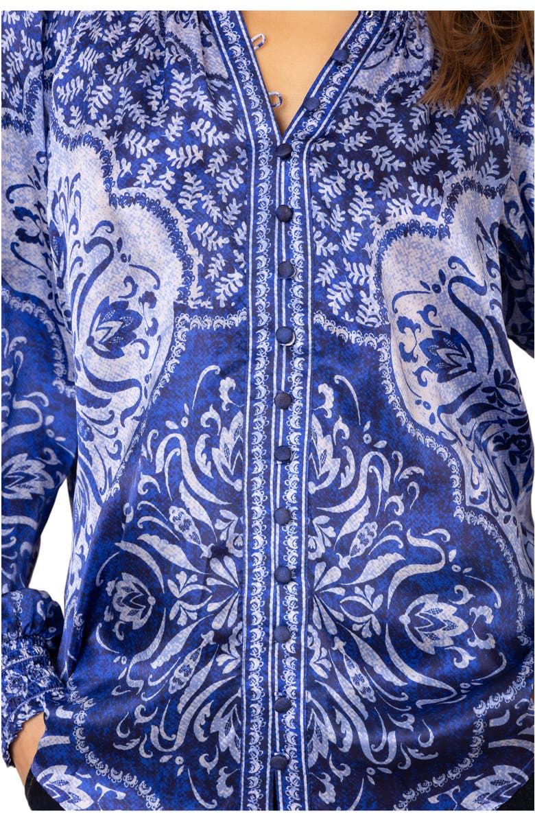 Hale Bob Marianna Silk Top, Alternate, color, 