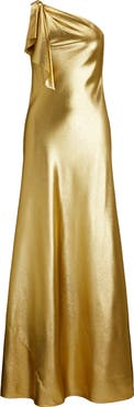 Lauren Ralph Lauren Elzira Hammered Satin Gown