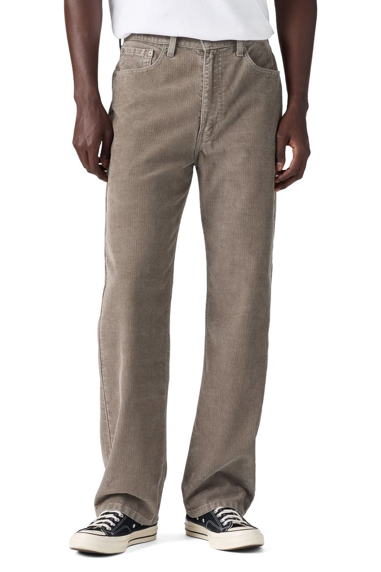 565™ Loose Straight Leg Jeans, Main, color, SMOKEY TAUPE CORDUROY