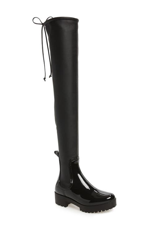 Cloudy Over the Knee Rain Boot (Women)