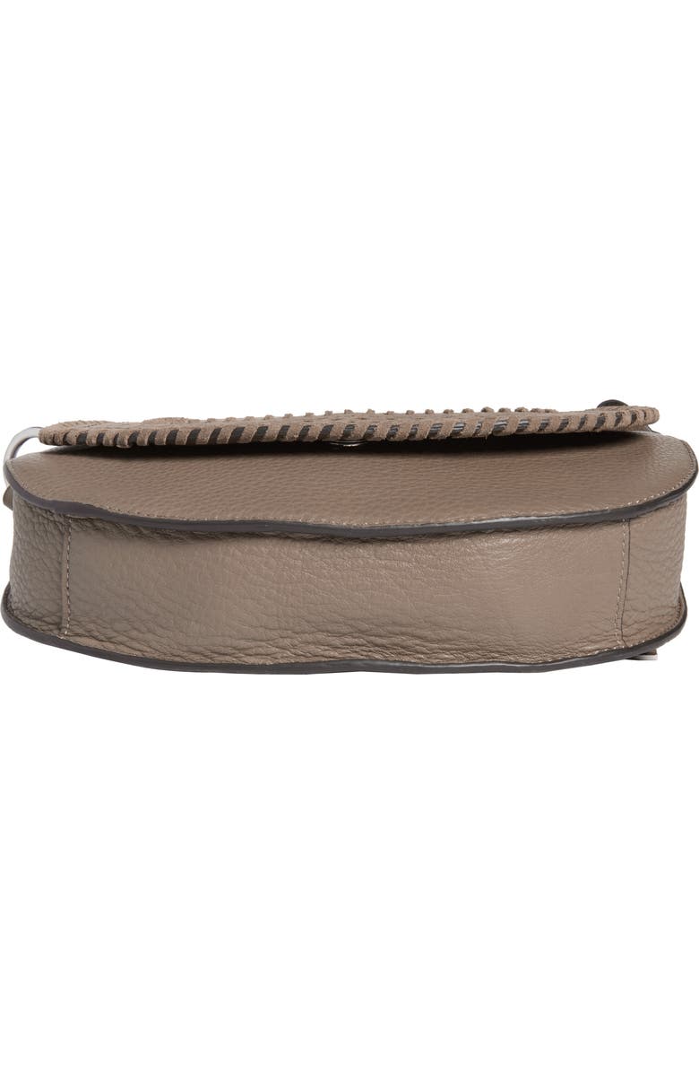 Vince Camuto Kirie Suede & Leather Crossbody Saddle Bag, Alternate, color,