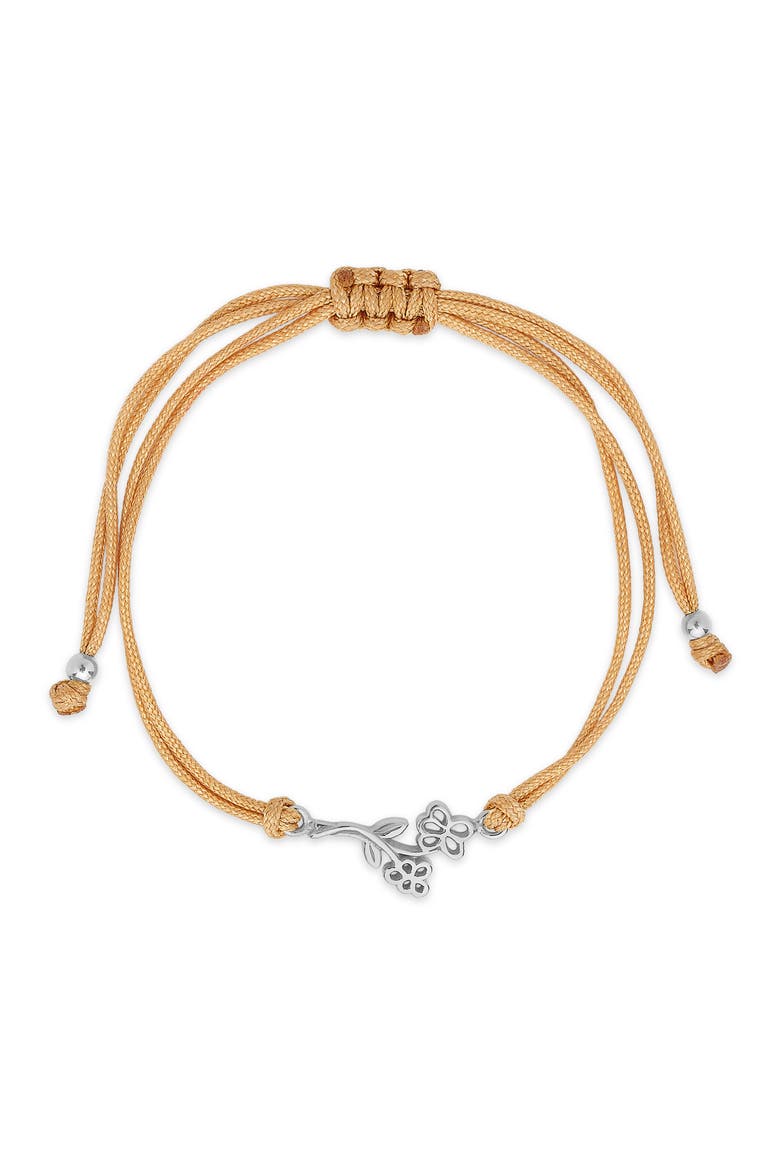 Birth Flower Bracelet, Alternate, color, SILVER- FEBRUARY