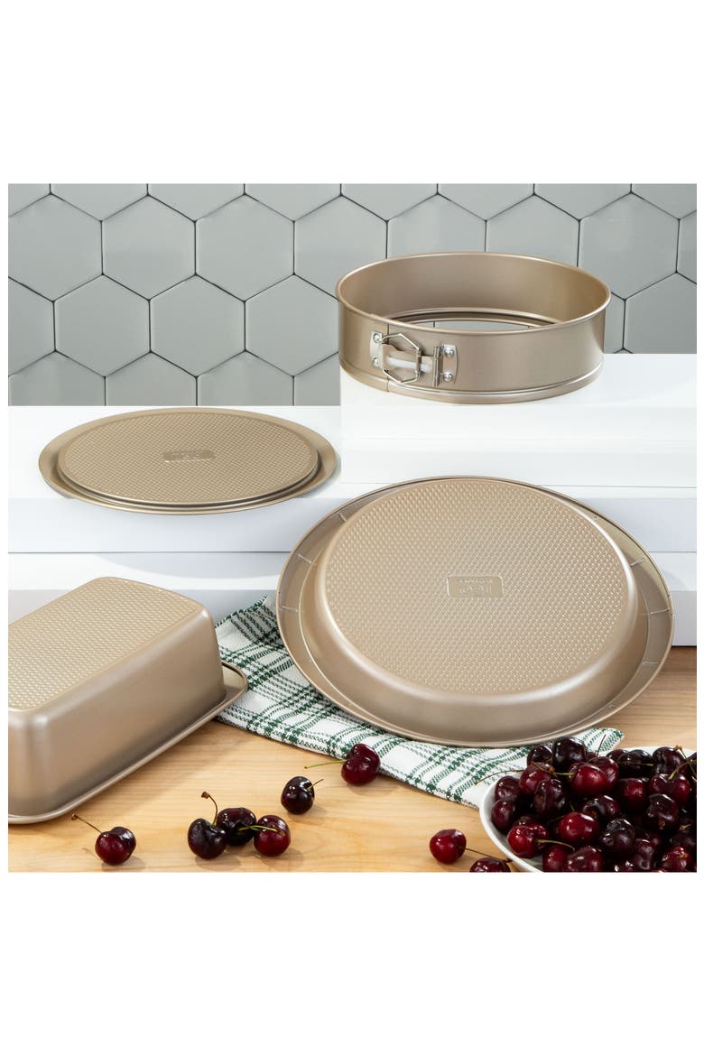 Leo Balance Carbon Steel 3-Piece Bake Set, Alternate, color, LATTE BROWN