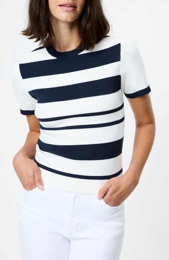 French Connection Maxime Stripe Short Sleeve Top