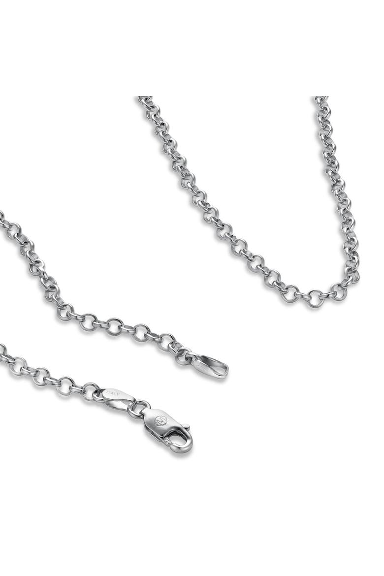 Kazuki Rolo Chain Necklace 925 Silver, Alternate, color, Sterling Silver
