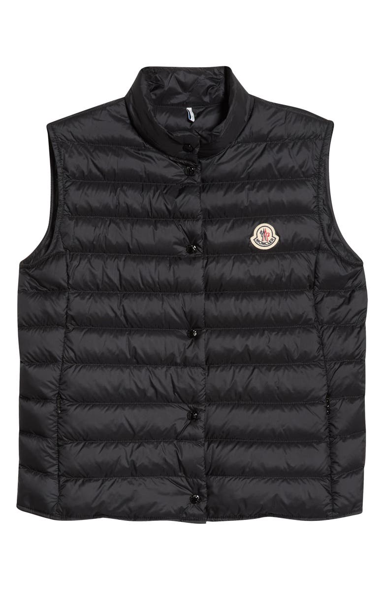 Moncler Liane Down Puffer Vest, Main, color, Black