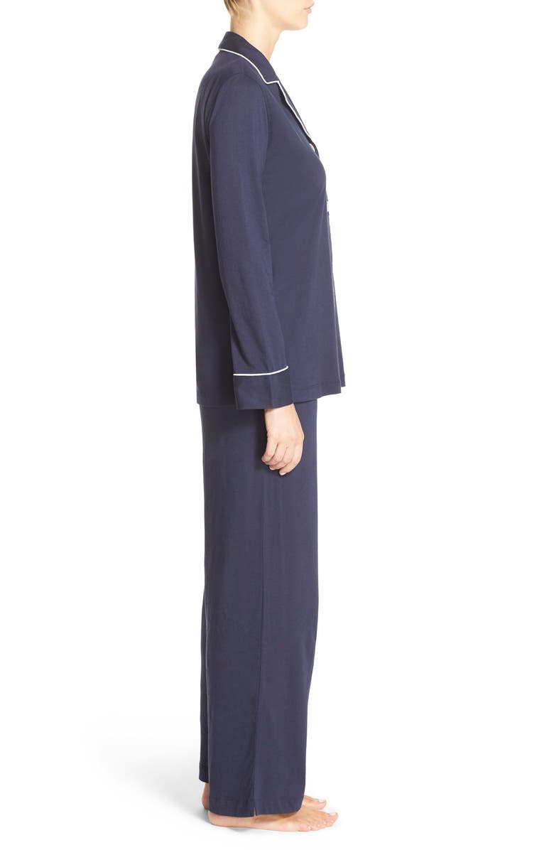 Lauren Ralph Lauren Knit Pajamas, Alternate, color, Windsor Navy