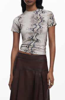 Desigual Snake Print T-Shirt