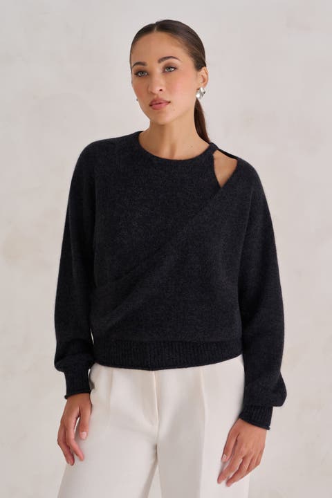 The Woodland Draped Sweater