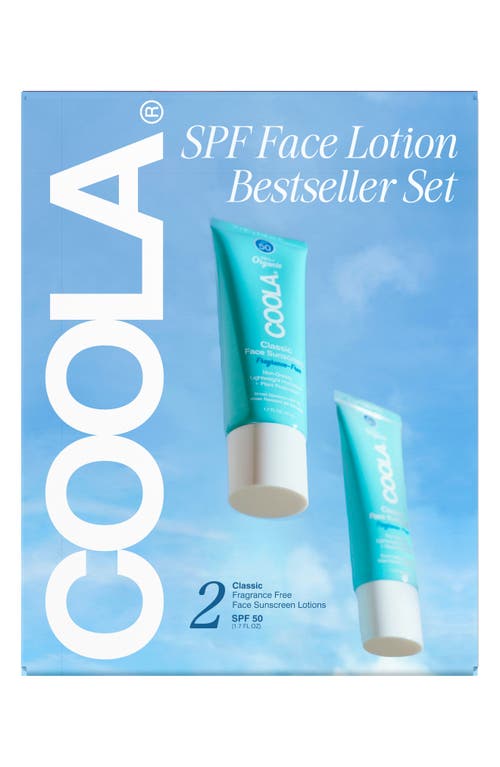 Coola ® Suncare Fragrance Free Classic Face Organic Sunscreen Lotion Spf 50 Duo $64 Value