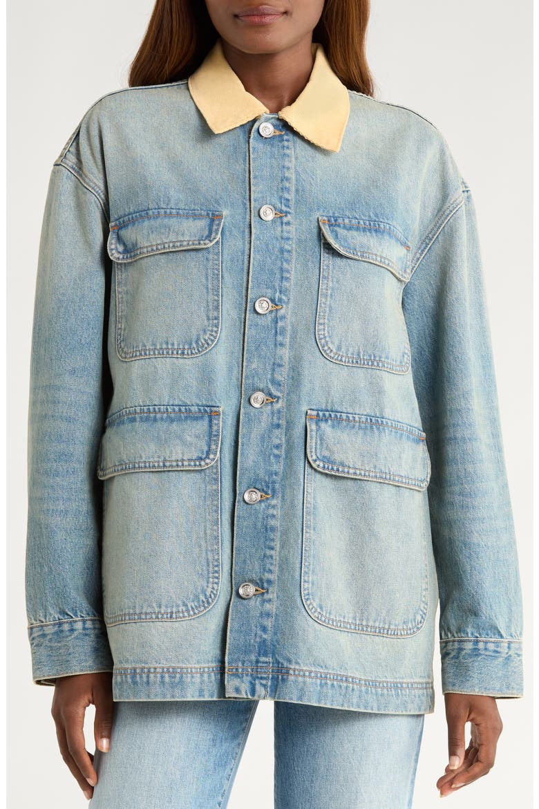 Hayden Relaxed Denim Workwear Jacket, Alternate, color, SHES THE ONE