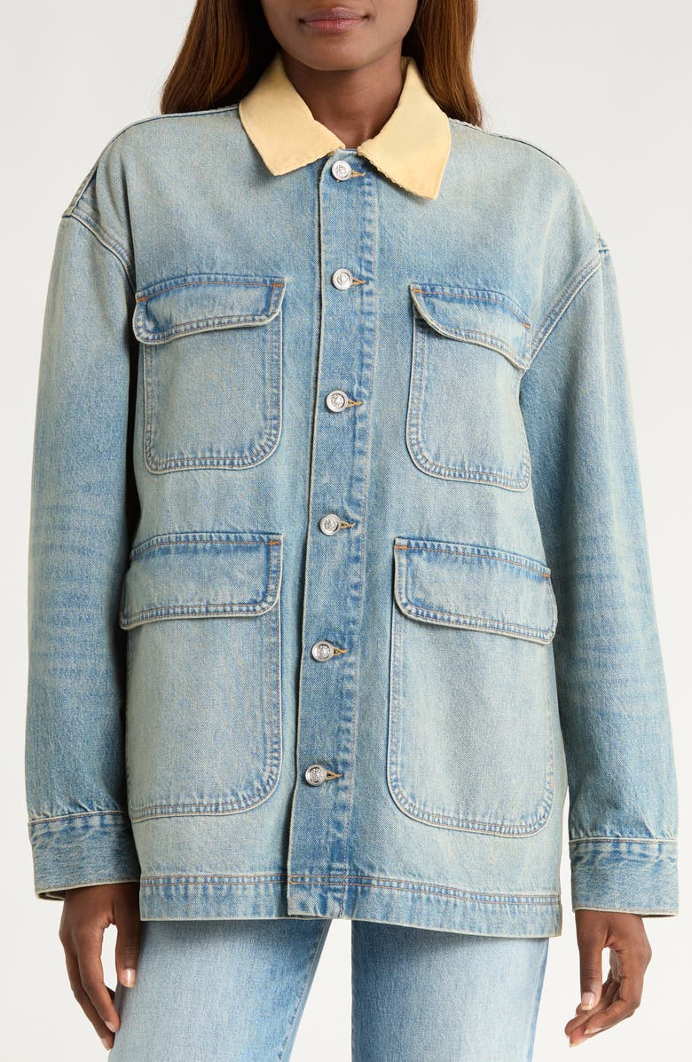 SLVRLAKE Hayden Relaxed Denim Workwear Jacket, Alternate, color, Shes The One