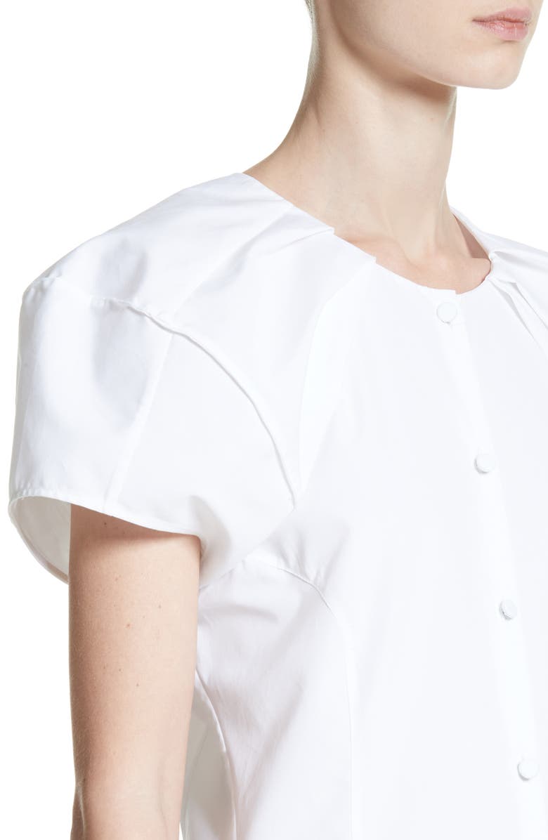 Khaite Tanya Poplin Top, Alternate, color,