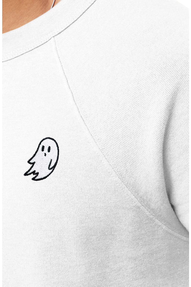 Ghost Fleece Sweatshirt, Alternate, color, White