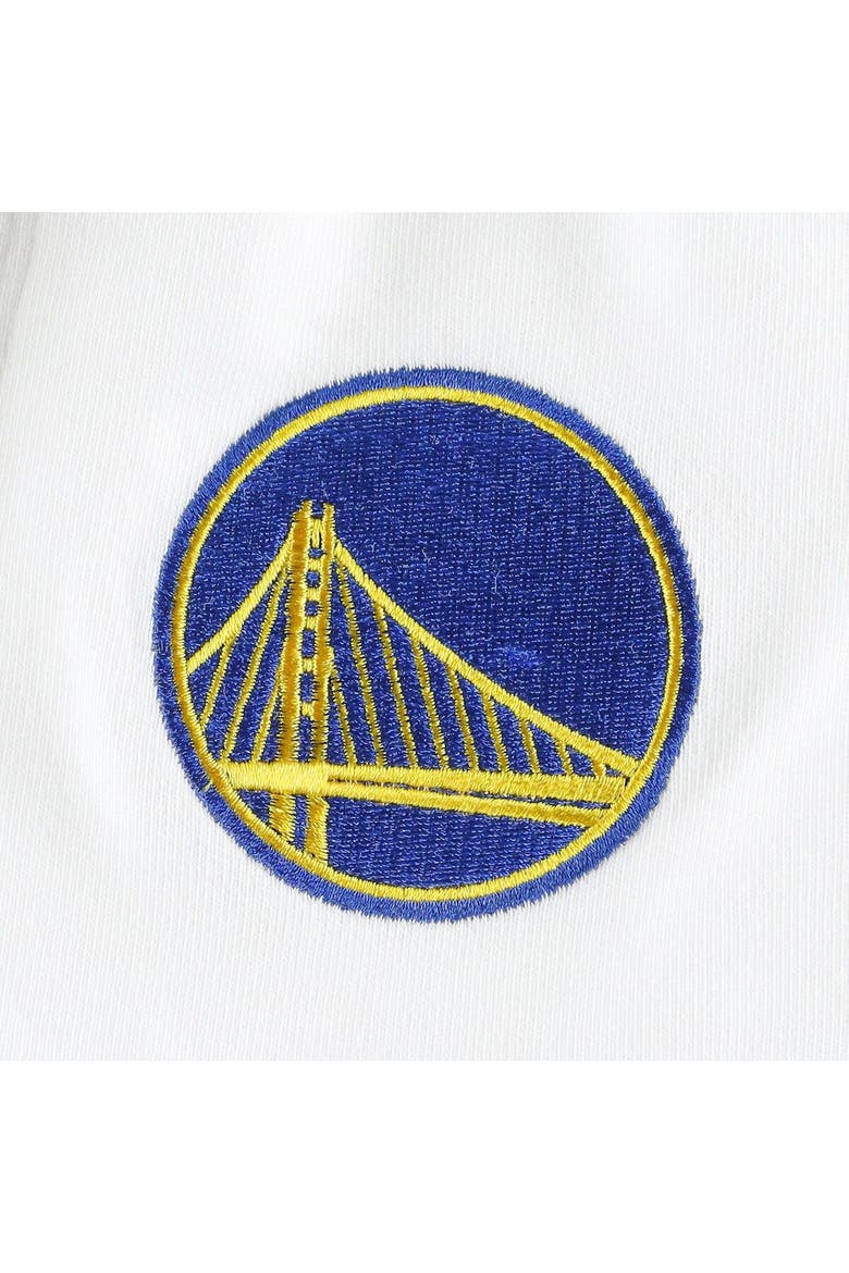 Women's Concepts Sport  White Golden State Warriors Sunray Shorts, Alternate, color, White