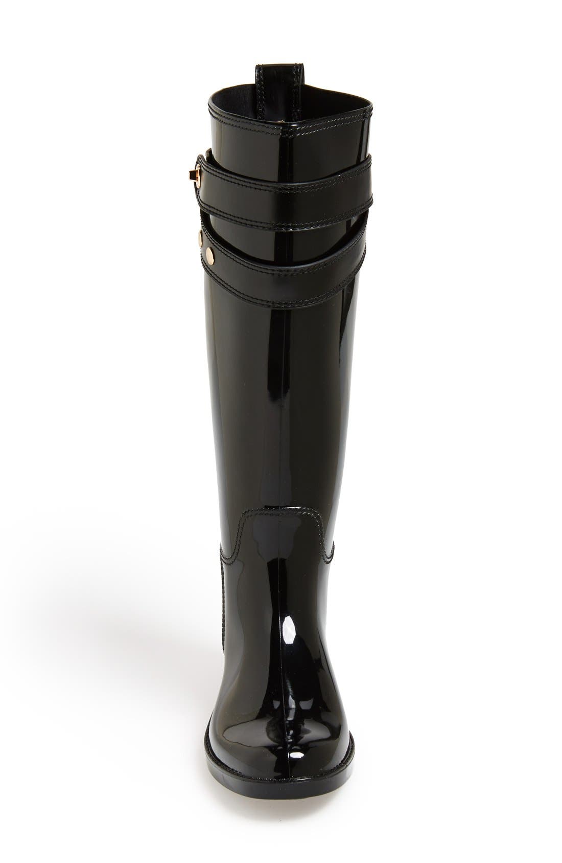 COACH 'Talia' Waterproof Rain Boot, Alternate, color, 