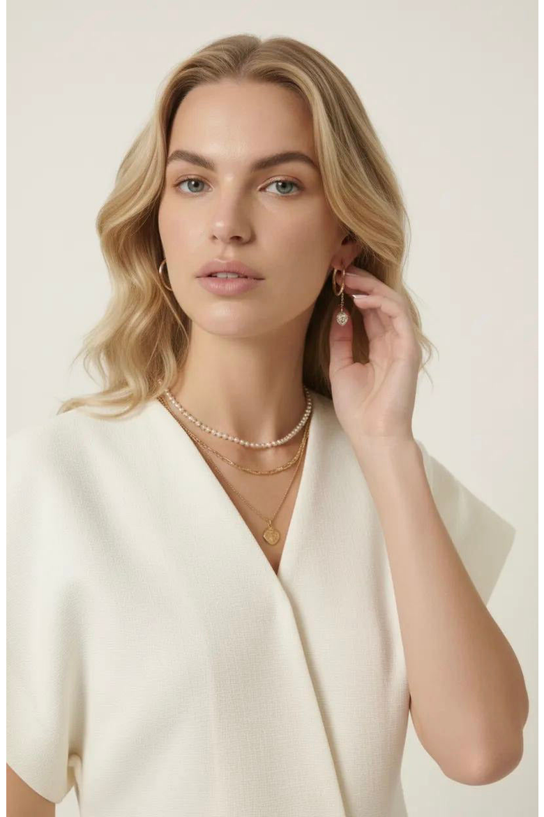 Textured Wrap Top, Alternate, color, Off-White