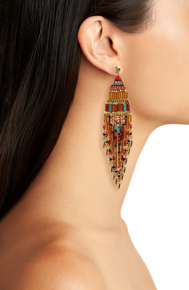 Gas Bijoux Ulla Beaded Drop Earrings, Alternate, color, 