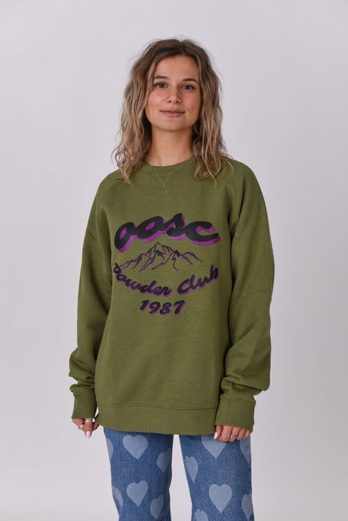 Shop Oosc Powder Club Sweatshirt