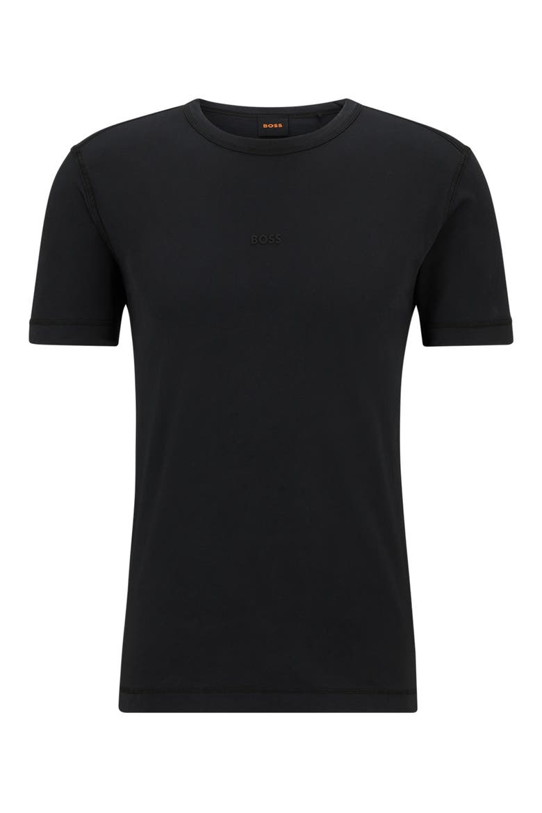 Tokks Cotton T-Shirt, Main, color, BLACK