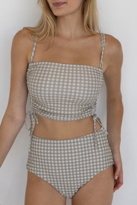 Seaside Off Shoulder Tankini Top