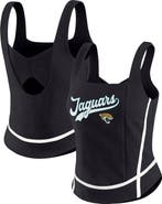 WEAR by Erin Andrews Women's WEAR by Erin Andrews Black Jacksonville Jaguars Square Neck Tank Top