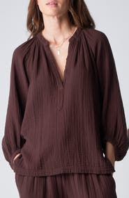 ocean+main Gauze Top