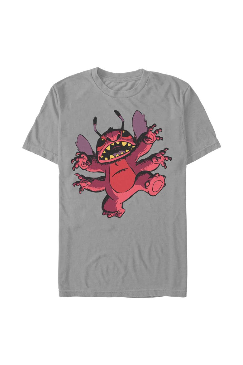Men's Mischievous Pose Short Sleeve Graphic T-Shirt, Main, color, Gray: Leroy