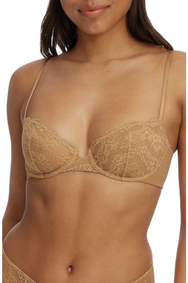 Impress Balconette Underwire Bra, Main, color, GINGER/ TERRACOTTA