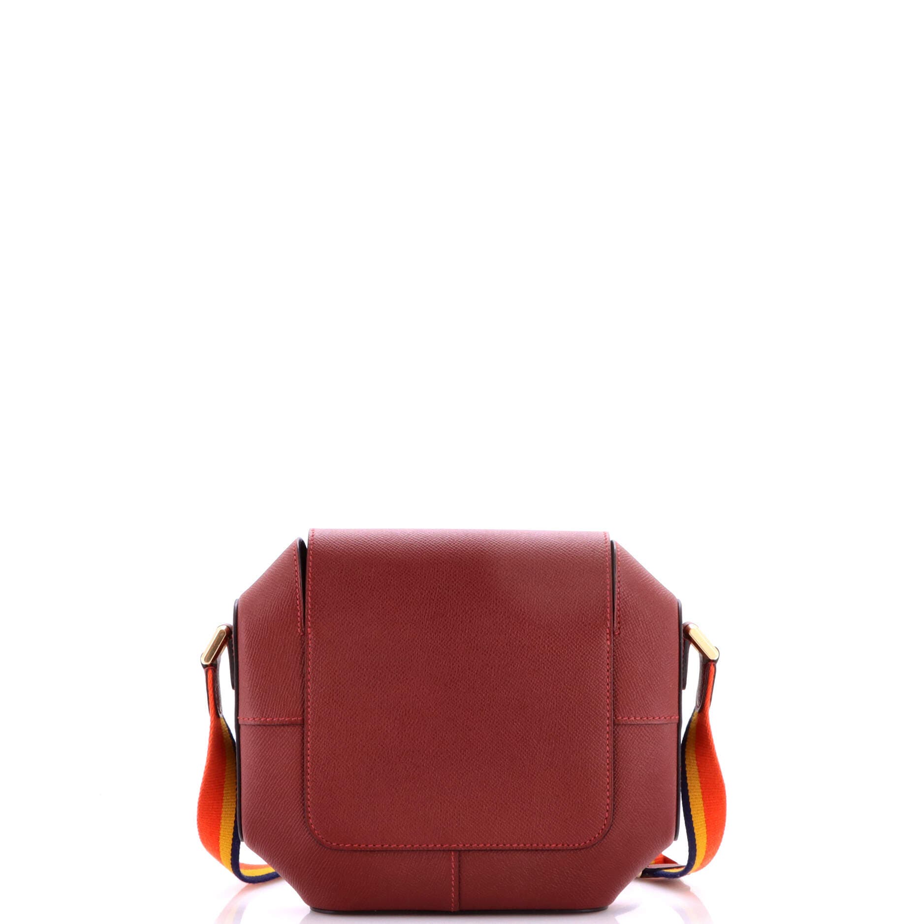 Pre-Owned Hermes Octagone Bag Epsom 23, Alternate, color, Rouge H