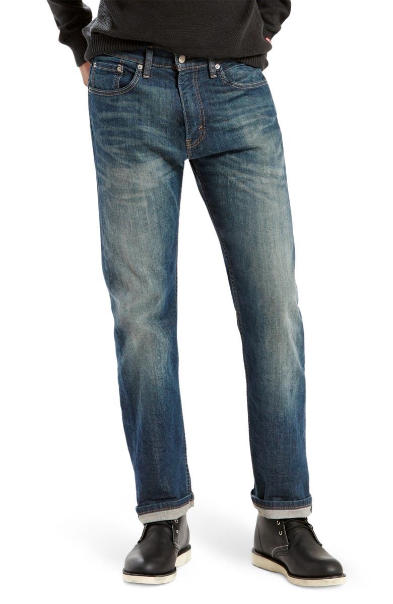 Levi's<sup>®</sup> 505<sup>™</sup> Regular Fit Cash Jeans - 30–34" Inseam, Main, color, Cash