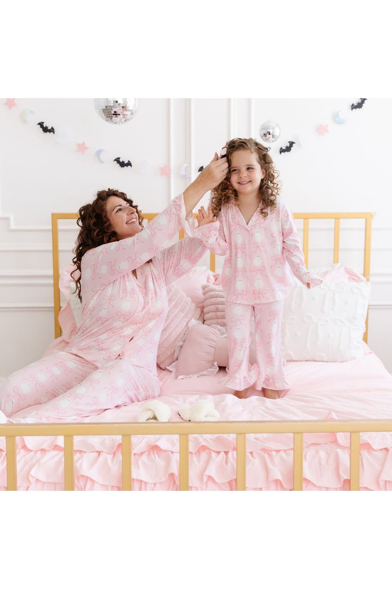 Ghost Halloween Women's Lounge Set, Alternate, color, Soft Pink
