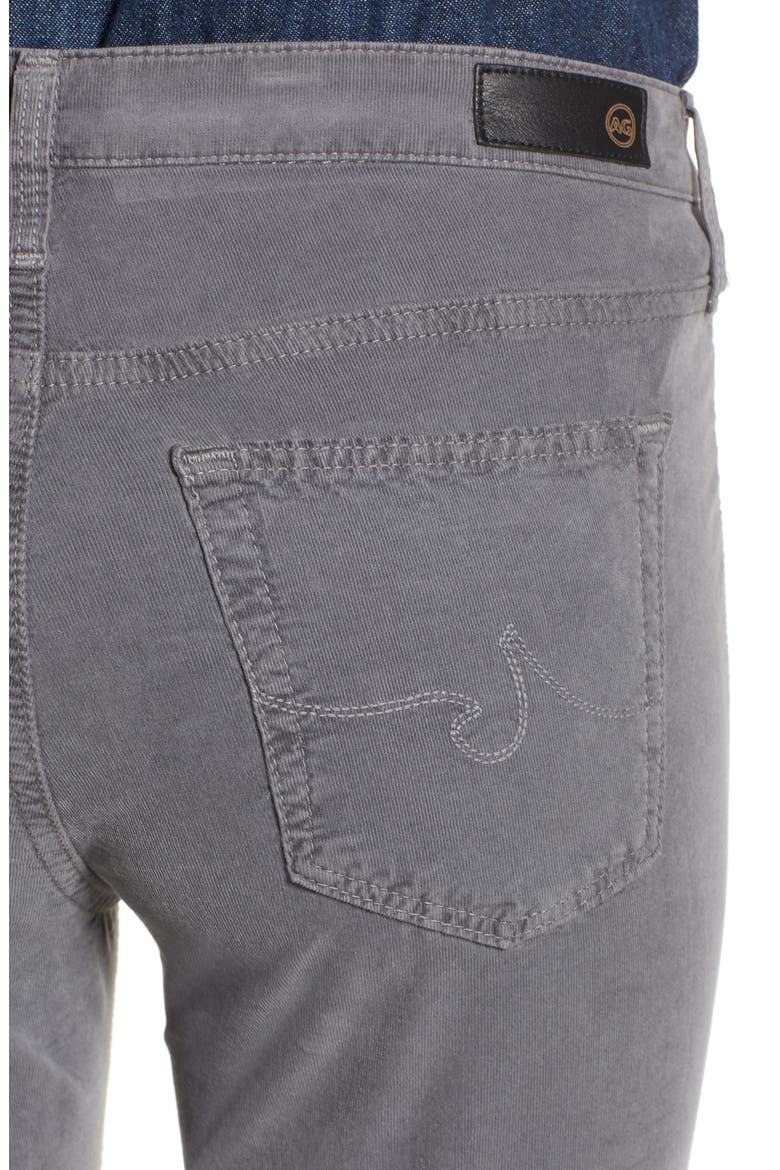The Farrah High Waist Skinny Corduroy Pants, Alternate, color, SULFUR AUTUMN FOG
